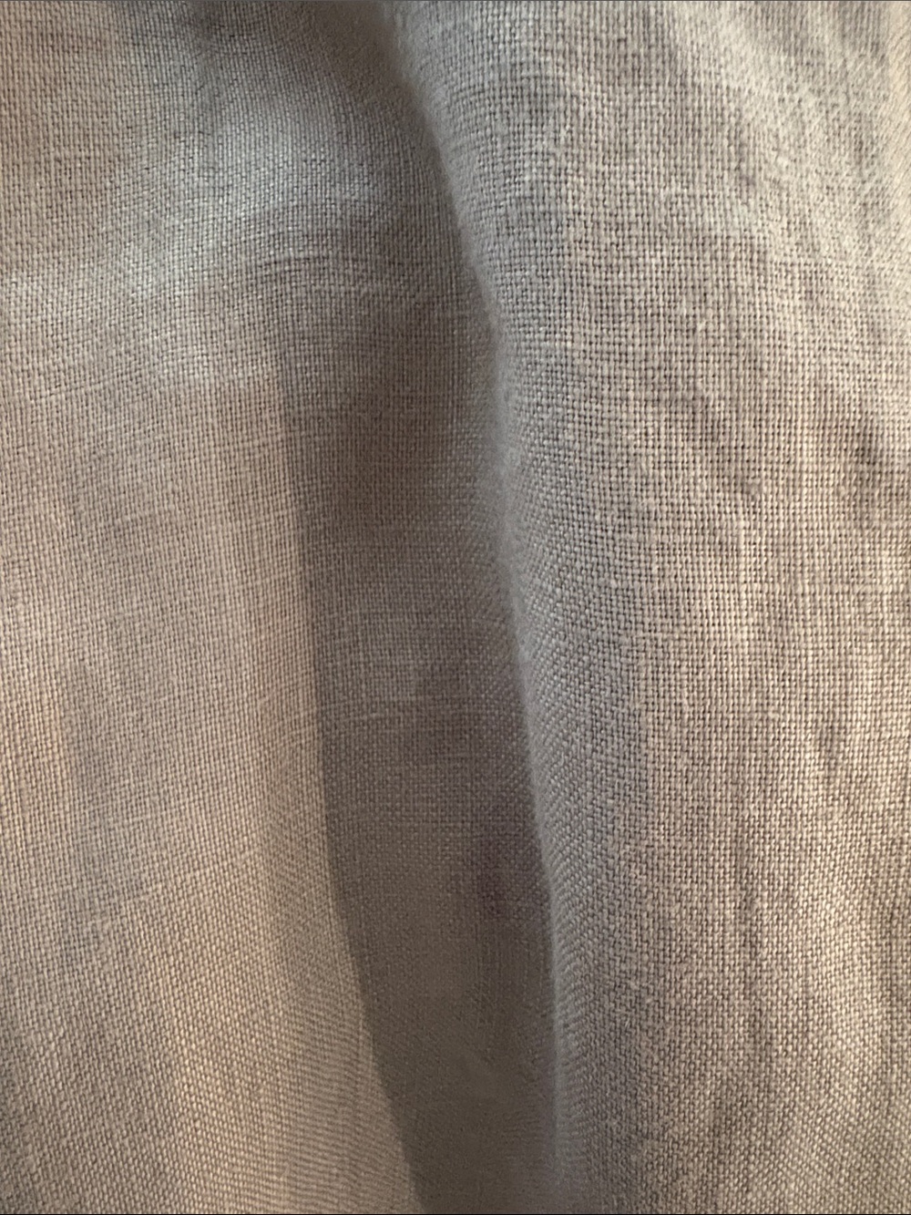 Nicole Miller Wide-Leg Linen Blend Pants - Taupe color w/ blush undertones - Picture 6 of 7